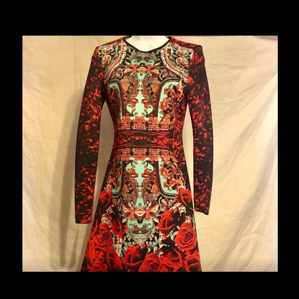 NWOT Clover Canyon Red Floral Dress